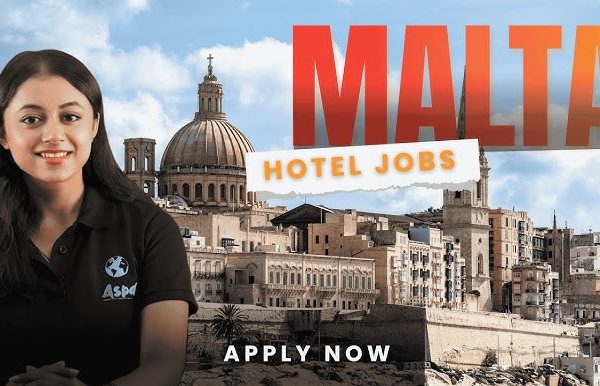The scenic waterfront of Valletta, Malta, a top destination for Indian hospitality and construction workers