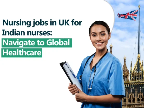 A diverse team of NHS nurses in the UK, a career path for Indian nurses.