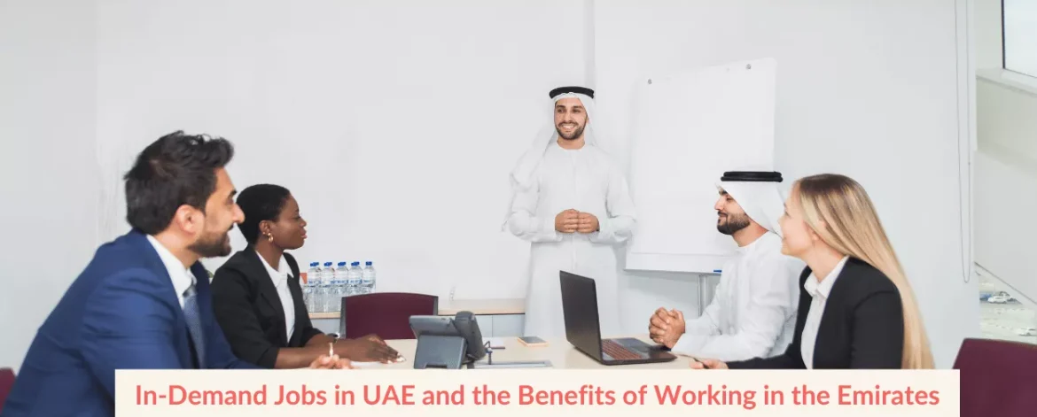 A busy mall in Dubai representing high-demand retail jobs for Indians